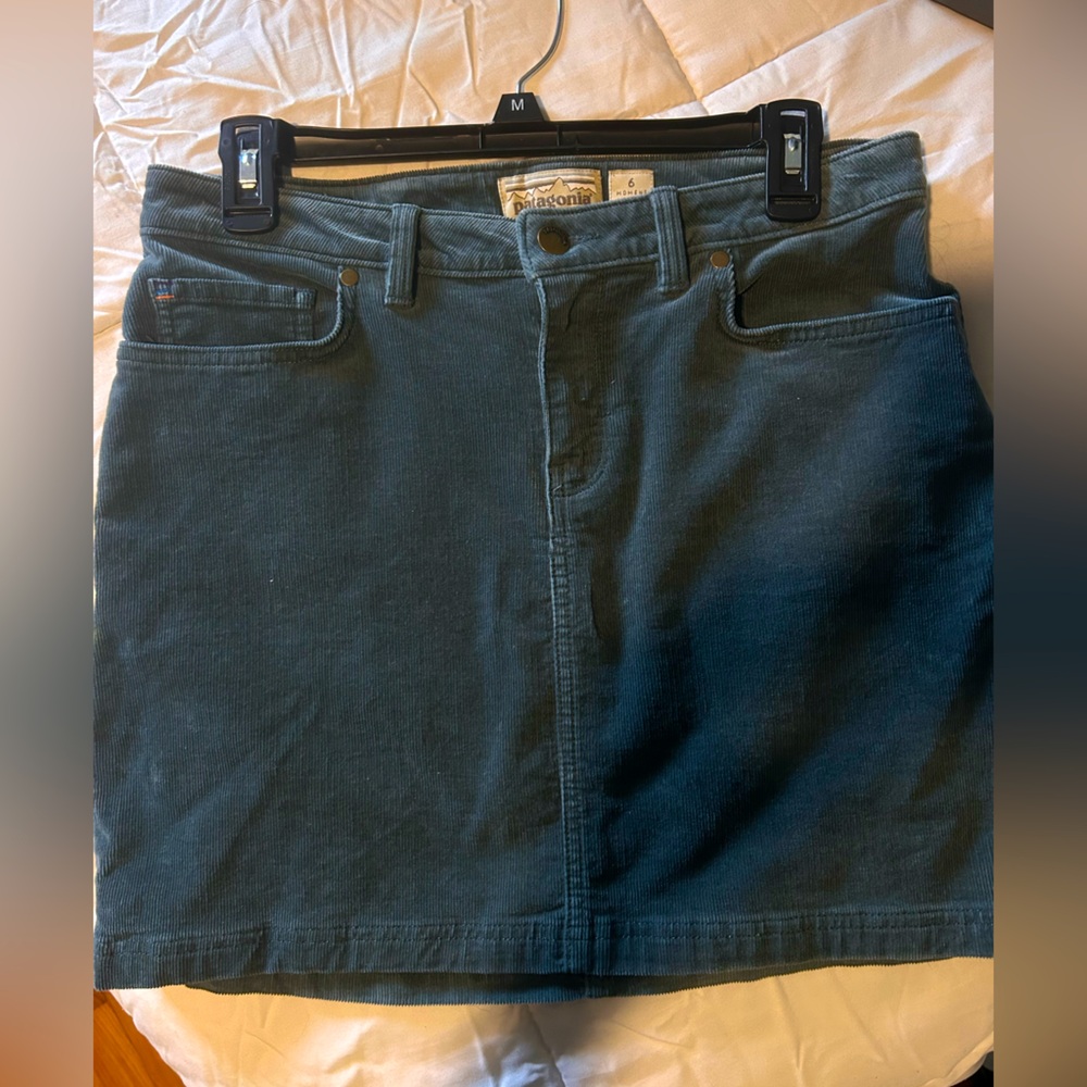 Vintage Patagonia corduroy jean mini skirt
